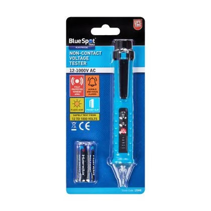 Blue Spot Tools Non-Contact Voltage Tester 12-1000V AC