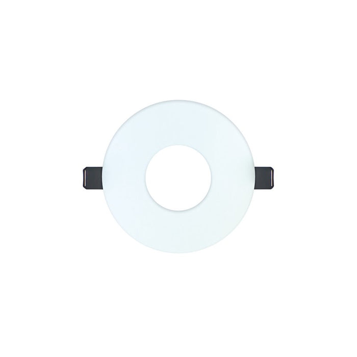 Integral LED EVOFIRE MAXI 110 Fire Rated Downlight — 70-100mm Cutout, IP65, White Round + GU10 Holder