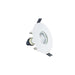 Integral LED EVOFIRE MAXI 110 Fire Rated Downlight — 70-100mm Cutout, IP65, White Round + GU10 Holder