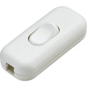 Knightsbridge 6A DP Inline Cord Switch - White