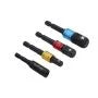 Blue Spot Tools Colour Coded Impact Socket Adaptors (1/4"-3/8"-1/2") & Bit Holder