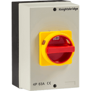 Knightsbridge 20A Rotary Isolator 4P AC IP65