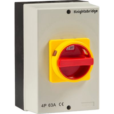 Knightsbridge 20A Rotary Isolator 4P AC IP65