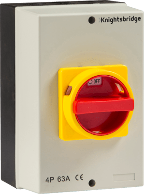 Knightsbridge 32A Rotary Isolator 4P AC IP65