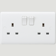 Knightsbridge 13A 2G SP Switched Socket with Twin Earths - ASTA Approved