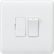Knightsbridge 13A Switched Fused Spur Unit with Flex Outlet from Base