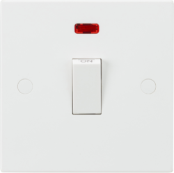 Knightsbridge 20A 1G DP Switch with Neon