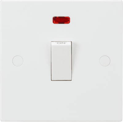 Knightsbridge 20A Flex Outlet Plate