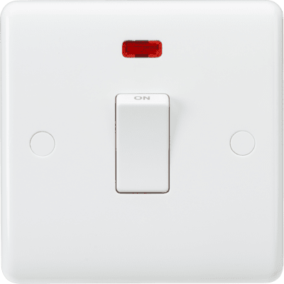 Knightsbridge 20A 1G DP Switch with Neon