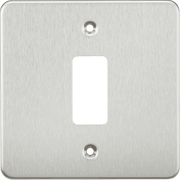 Knightsbridge 20AX DP Grid Module - Brushed Chrome