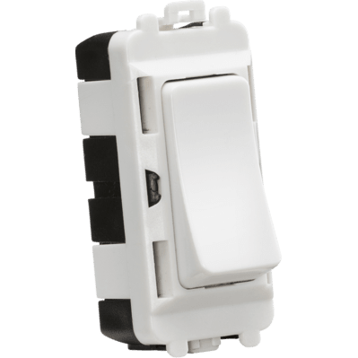 Knightsbridge 10A Fan Isolator Module - White