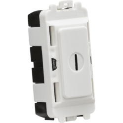 Knightsbridge 20AX 2 Way SP Key Module - White