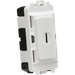 Knightsbridge 20AX 2 Way SP Key Module - White