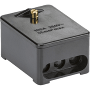Knightsbridge 100A 1 x 5-Way Single Pole Service Connector Block - Brass Terminals