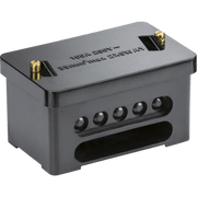 Knightsbridge 100A 1 x 5-Way Single Pole Service Connector Block - Brass Terminals
