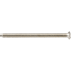 Knightsbridge M3.5 x 50mm raised head countersunk electrical socket screw Nickel plated