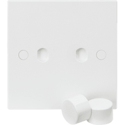 Knightsbridge 1G 2-way 10-200W 5-150W LED Intelligent dimmer - Matt White