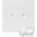 Knightsbridge 3G 2-way 10-200W 5-150W LED Intelligent dimmer - Brushed Chrome