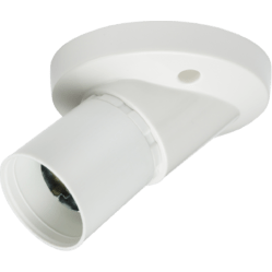 Knightsbridge T2 Angled Short Skirt BC Batten Holder - 3 Terminals