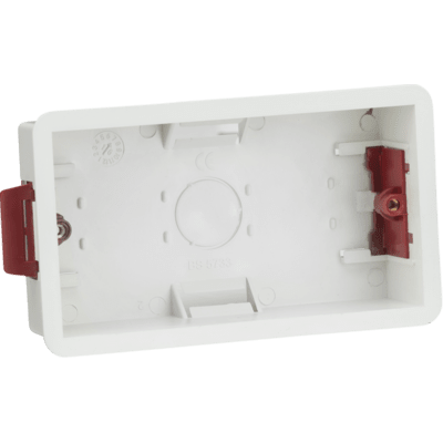 Knightsbridge 2G 35mm Galvanised Meta Back Box