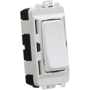 Knightsbridge 10AX 1G 2-way Switch - Matt White