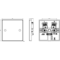 Knightsbridge 20A Flex Outlet Plate