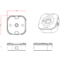 Knightsbridge 230V 3W LED Surface Emergency Downlight