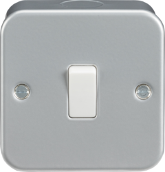 Knightsbridge Metal Clad 10AX 3G 2-Way Switch