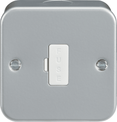 Knightsbridge Metal Clad 13A Fused Spur Unit with Neon