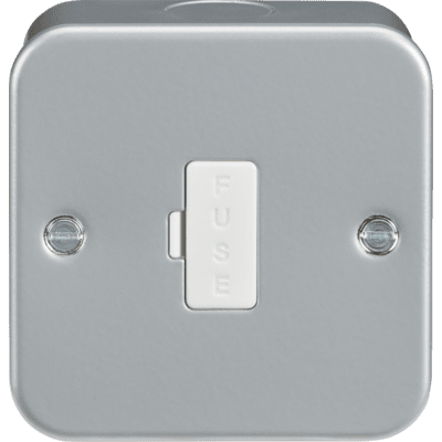 Knightsbridge Metal Clad 13A Fused Spur Unit with Neon