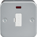 Knightsbridge Metal Clad 13A Fused Spur Unit with Neon