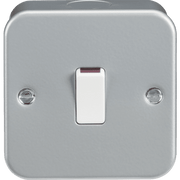 Knightsbridge Metal Clad 20A 1G DP Switch