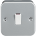 Knightsbridge Metal Clad 20A 1G DP Switch