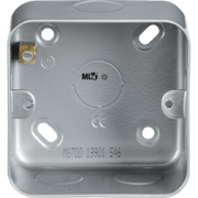 Knightsbridge Metal Clad 1G Back Box