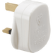 Knightsbridge 13A Plug Top with 5A Fuse - White
