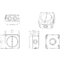 Knightsbridge 20AX 2G SP 2 Way Switch Black