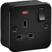 Knightsbridge Metal Clad 6-8G Surface Mount Box