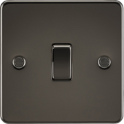Knightsbridge 10AX 1G 2-way Switch - Gunmetal