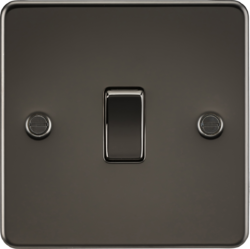 Knightsbridge 10AX 1G 2-way Switch - Gunmetal