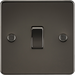 Knightsbridge 10AX 1G 2-way Switch - Gunmetal