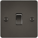 Knightsbridge 10AX 1G 2-way Switch - Gunmetal
