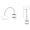 Knightsbridge E27 Pendant Set 6" - Brushed Chrome