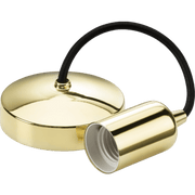 Knightsbridge E27 Pendant Set 6" - Black Nickel
