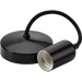 Knightsbridge 10AX 2G 2-way Switch - Matt Black with black rockers