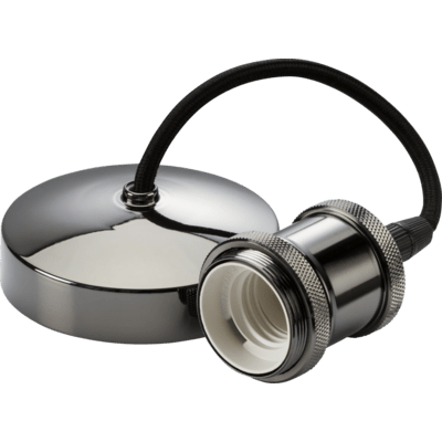 Knightsbridge E27 Pendant Set 6" - Antique Brass