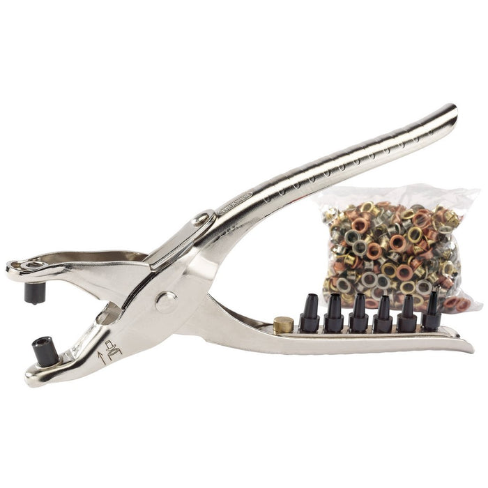 Draper Interchangeable Hole Punch and Eyelet Pliers, 210mm