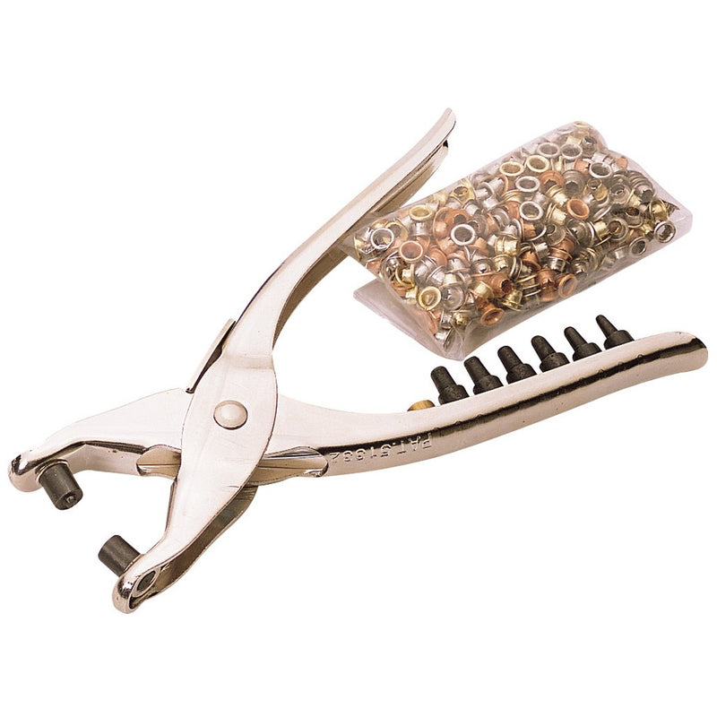 Draper Interchangeable Hole Punch and Eyelet Pliers, 210mm