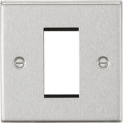 Knightsbridge Telephone Master Outlet - Brushed Chrome
