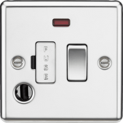 Knightsbridge 13A Switched Fused Spur Unit - Polished Chrome