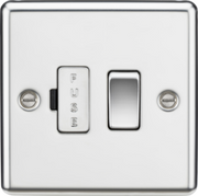 Knightsbridge 13A Switched Fused Spur Unit - Polished Chrome